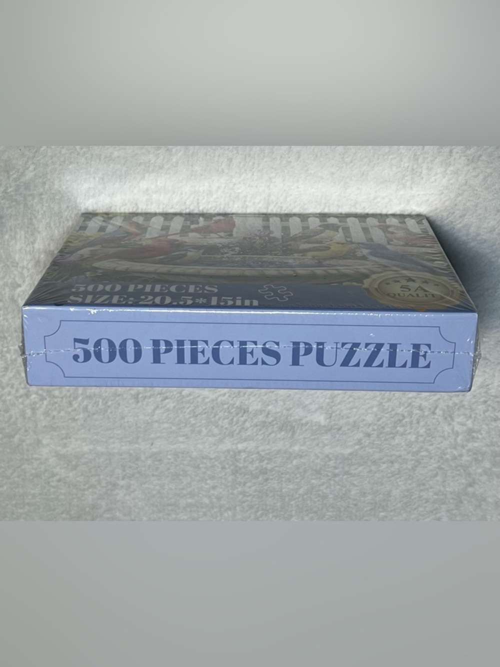 500-Piece Bird Fountain Jigsaw Puzzle - Multicolor - Picture 3 of 5